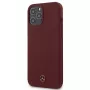 Mercedes-Benz Silicone Line pevné puzdro pre Apple iPhone 12 Pro Max 6,7 palca červená