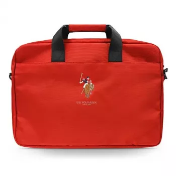 U.S. POLO ASSN. USCB15PUGFLRE 16 batoh na notebook červený