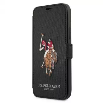 U.S. POLO ASSN. Polo Embroidery Collection kryt kniha pre iPhone 12/12 Pro 6,1