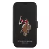 U.S. POLO ASSN. Polo Embroidery Collection kryt kniha pre iPhone 12/12 Pro 6,1 inch čierny