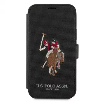U.S. POLO ASSN. Polo Embroidery Collection kryt kniha pre iPhone 12/12 Pro 6,1