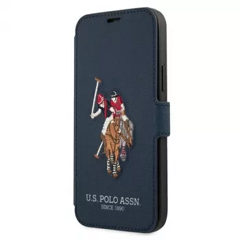 U.S. POLO ASSN. USFLBKP12MPUGFLNV kryt kniha pre iPhone 12/12 Pro 6,1