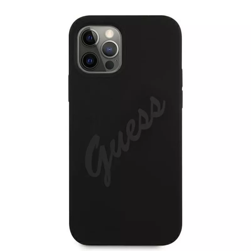 Guess Script Vintage pevný kryt pre Apple iPhone 12 Pro Max 6,7