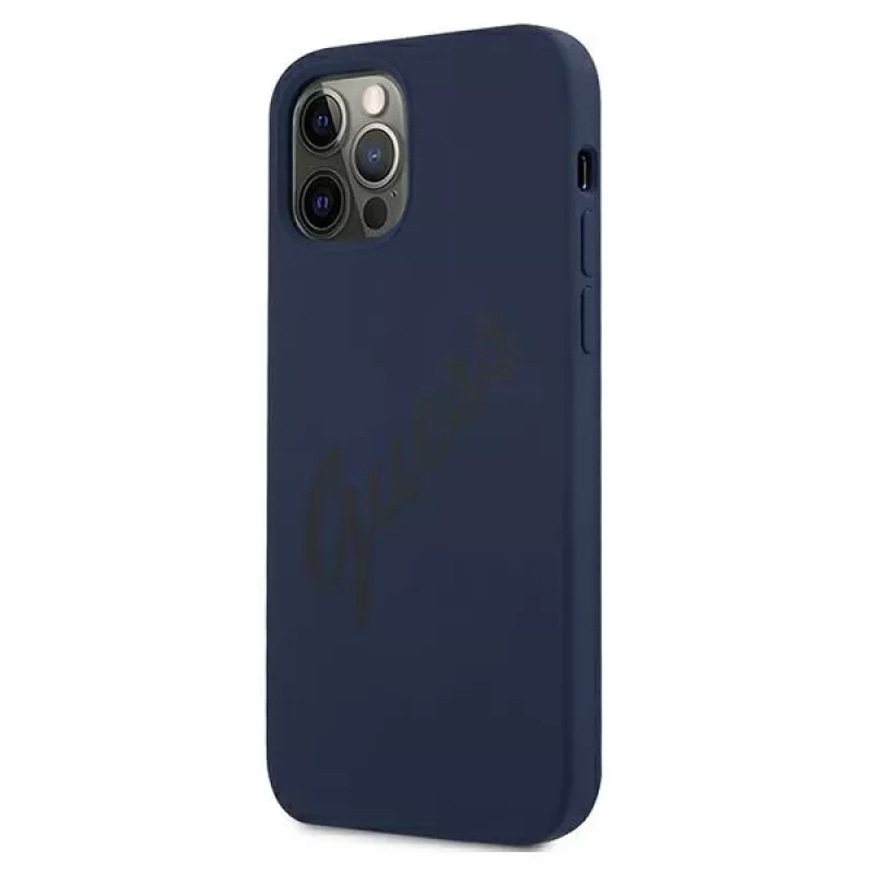 Guess Script Vintage pevný kryt pre Apple iPhone 12 / iPhone 12 Pro 6,1