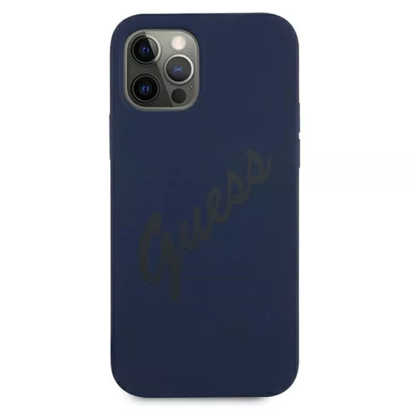 Guess Script Vintage pevný kryt pre Apple iPhone 12 / iPhone 12 Pro 6,1