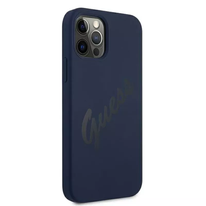Guess Script Vintage pevný kryt pre Apple iPhone 12 / iPhone 12 Pro 6,1