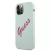 Guess Silicone Vintage pevný kryt pre Apple iPhone 12 / 12 Pro 6,1