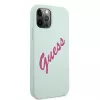 Guess Silicone Vintage pevný kryt pre Apple iPhone 12 / 12 Pro 6,1