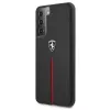Ferrari FEOSIHCS21MBK S21+ G996 čierny pevný kryt Off Track Leather Nylon Stripe
