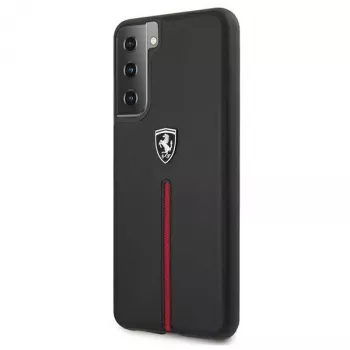 Ferrari FEOSIHCS21MBK S21+ G996 čierny pevný kryt Off Track Leather Nylon Stripe