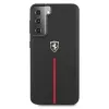 Ferrari FEOSIHCS21MBK S21+ G996 čierny pevný kryt Off Track Leather Nylon Stripe