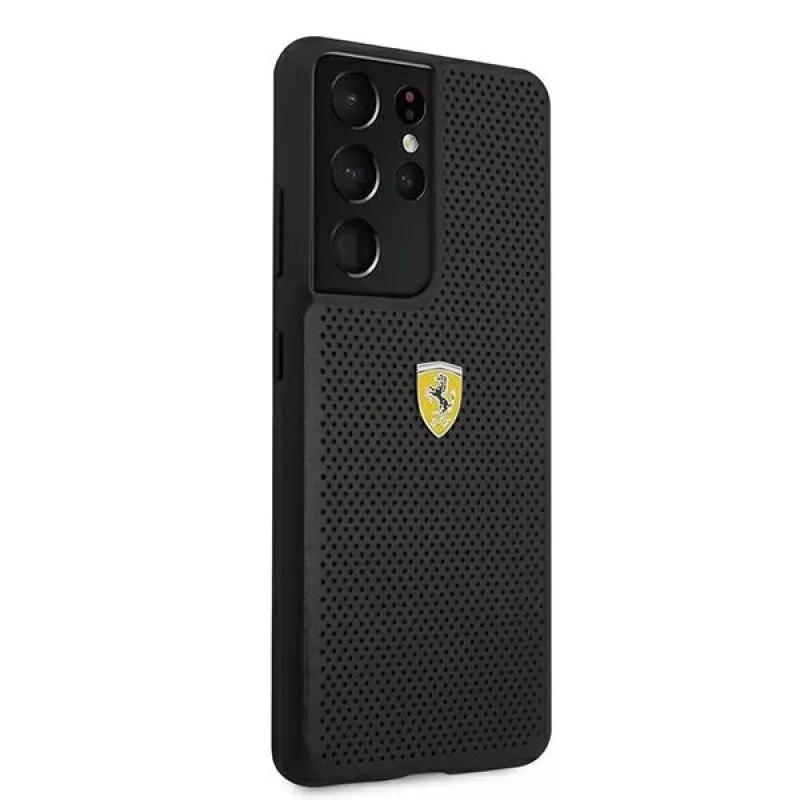 Ferrari FESPEHCS21LBK S21 Ultra G996 čierny pevný kryt On Track Perforated