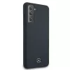 Mercedes-Benz Silicone Line pevný kryt pre Samsung Galaxy S21 - modrý