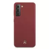 Mercedes-Benz Silicone Line pevný kryt pre Samsung Galaxy S21 (SM-G991) - červený