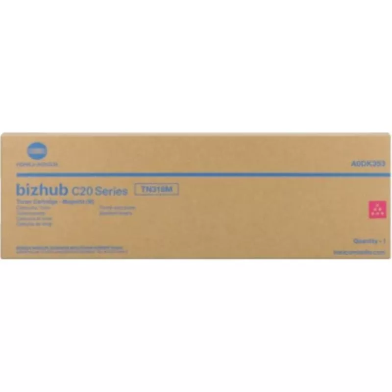 Konica Minolta TN-318C originálna tonerová kazeta azúrová A0DK453