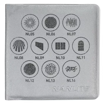 Nanlite Gobo Set 1 - 10 kovových gob pre Forza 60/60B