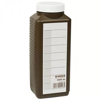 KAISER FOTOTECHNIK fľaša na chemikálie 1000ml, hnedá 4193