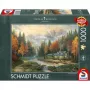 Schmidt Thomas Kinkade Studios Autumn Evening at the Lake 1000 dielikov puzzle