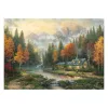 Schmidt Thomas Kinkade Studios Autumn Evening at the Lake 1000 dielikov puzzle