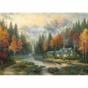 Schmidt Thomas Kinkade Studios Autumn Evening at the Lake 1000 dielikov puzzle