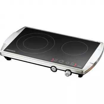 Rommelsbacher CERAN CT 3400/E dvojitá varná doska, nerez/čierna, 3400 W