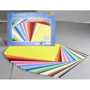 Folia výtvarný papier farby mix 130 g/m² - 130 gsm