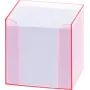 Folia 99072 poznámkový box s fluorescenčným okrajom ružový