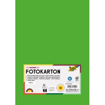 Folia 614/50 55 - zelená - jednofarebná - A4 (210 x 297 mm) - 300 g/m² - 50 listov - Nemecko