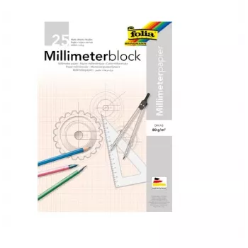 Folia 8230/25 milimetrový papier blok A3, 25 listov