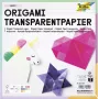 Folia transparentný skladací papier 20 x 20 cm, 20 listov, 42 g/m², číry