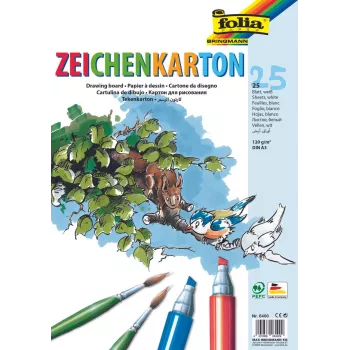 Folia kresliaci kartón biely 120 g/m² 25 listov DIN A4