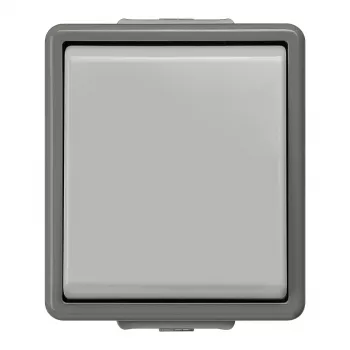 SIEMENS univerzálny vypínač na omietku DELTA plocha tmavosivý 1-násobný 10A 250V