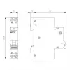 Siemens 5SV13166KK16 RCBO 2-pólový 16 A 30 mA, charakteristika B, typ A, 6 kA