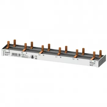 SIEMENS 5ST3675-0 kolíková zbernica 10mm² 3p/N 6xAFD+6xKomp. 12TE