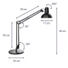 Jakob Maul GmbH MAULcircle LED stolná lampa 6W neutrálna biela strieborná