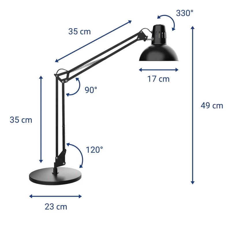 Jakob Maul GmbH MAULcircle LED stolná lampa 6W neutrálna biela strieborná