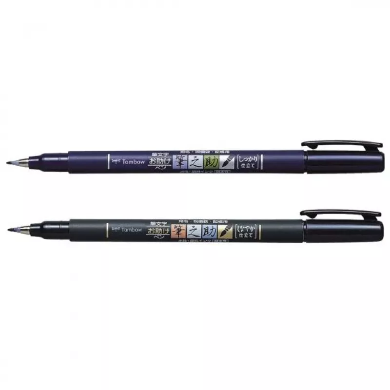 Tombow WS-BHS-2P Dual Brush Pen sada - čierna - 2 kusy - blisterové balenie