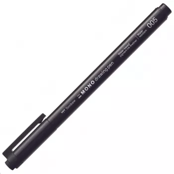 Tombow MONO Drawing Pen Fineliner 005 - čierna - 0,20 mm