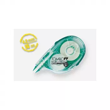 Tombow MONO YXE korekčný roller - zelený/transparentný - 16 m x 4,2 mm - blister