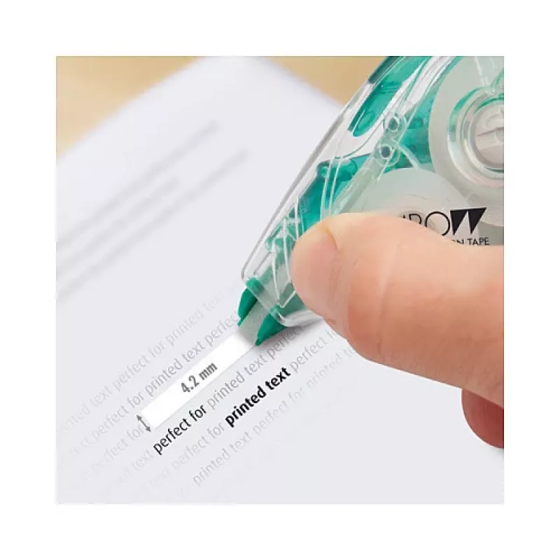 Tombow MONO YXE korekčný roller - zelený/transparentný - 16 m x 4,2 mm - blister