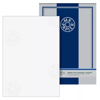 BRUNNEN listový papier s vodoznakom MK biely DIN A4 80 g/m² 1 blok - 80 g/m²