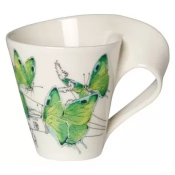 Villeroy & Boch NewWave Caffe Deep Green porcelánový hrnček 300 ml darčeková krabica