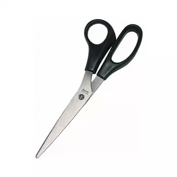 WEDO Ergonomic nožnice 210 mm nerezová oceľ čierna/červená