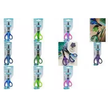 WEDO Gripy tvorivé nožnice čierne, okrúhle, 130 mm, blister karta, pravácke, nerezová oceľ - 1 ks (73167)