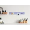 SIGEL Artverum sklenená magnetická tabuľa levanduľová 78 x 12 cm GL109
