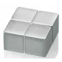 SIGEL C10 extra silný neodýmový diskový magnet strieborný 20mm x 10mm (balenie 4 ks)