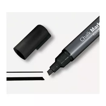 SIGEL kriedový marker 50 Chalk Marker klinový hrot 1-5 mm čierna 1 kus