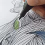 SIGEL Relax HO570 podložka na stôl blanko čierna/biela 595 x 410 mm