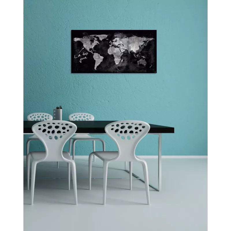 SIGEL GL270 sklenená magnetická tabuľa 910 x 460 mm, super biela, bez rámu, vrátane 2 magnetov a marker