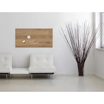 SIGEL GL258 sklenená magnetická tabuľa 910 x 460 mm biela